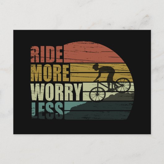 やる気を起こさせるサイクリング引用文 シーズンポストカード (正面)