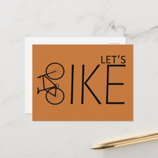 やる気を起こさせるサイクリング引用文 シーズンポストカード (正面/裏面インサイチュ)