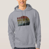 やる気を起こさせるサイクリング引用文 パーカ (正面)