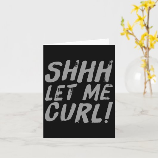 やる気を起こさせるジムおもしろいユーモア二頭筋獲得シーレット カード (黄色い花)