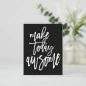 やる気を起こさせるスクリプトを黒素晴らしにする ポストカード (スタンド正面)