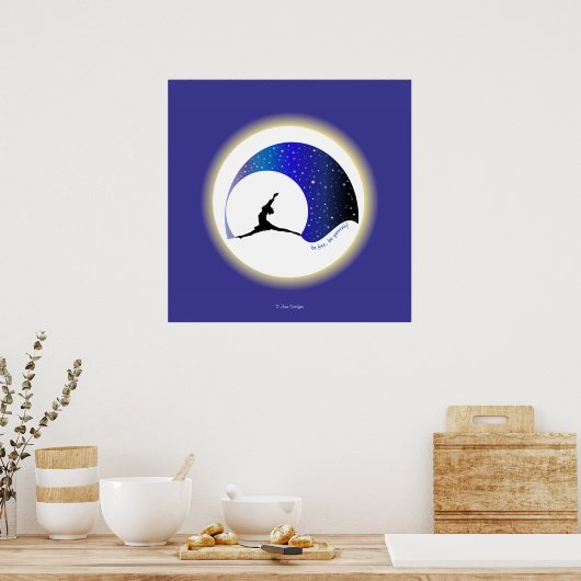 やる気を起こさせるスピリチュアル宇宙の自由ポスター ポスター (キッチン)