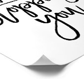 やる気を起こさせるタイポグラフィ引用文何ストップあなたの ポスター (角)