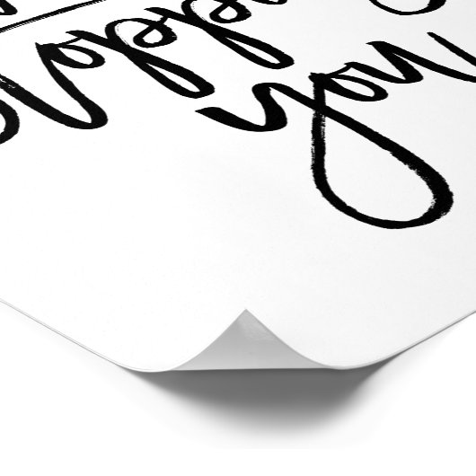 やる気を起こさせるタイポグラフィ引用文何ストップあなたの ポスター (角)