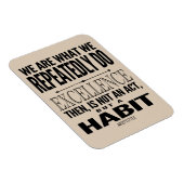 やる気を起こさせるタイポグラフィ引用文 |お使いの色の選択 マグネット (右側)