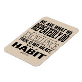 やる気を起こさせるタイポグラフィ引用文 |お使いの色の選択 マグネット (左側)