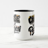 やる気を起こさせるタイポグラフィ マグカップ (中央)