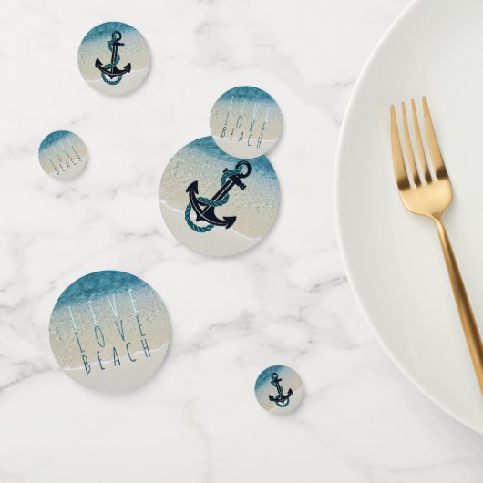 やる気を起こさせるターコイズブルー海サーフウェーブ写真 コンフェッティ (グループ)