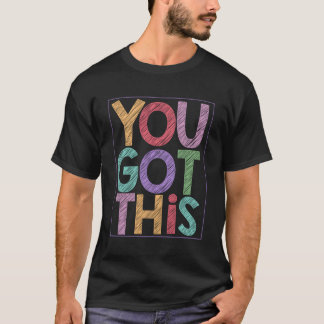 やる気を起こさせるテスト日の先生得日 Tシャツ