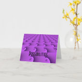 やる気を起こさせるデザイン – 可能性 カード (黄色い花)