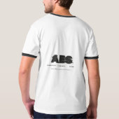 やる気を起こさせるデザイン Tシャツ (裏面フル)