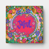 やる気を起こさせるトレンディーおもしろいかわいらしの楽しいインスピレーション フォトプラーク (正面)