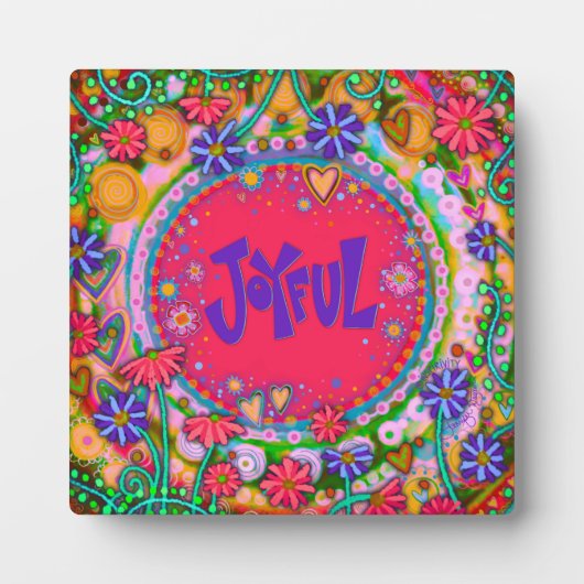 やる気を起こさせるトレンディーおもしろいかわいらしの楽しいインスピレーション フォトプラーク (正面)