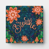 やる気を起こさせるトレンディーおもしろいかわいらし呼吸吸光度 フォトプラーク (正面)