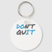 やる気を起こさせるトレーニングギフトやめ不可 キーホルダー (正面)
