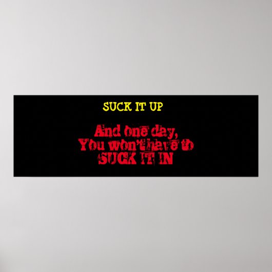 やる気を起こさせるトレーニングポスター ポスター (正面)