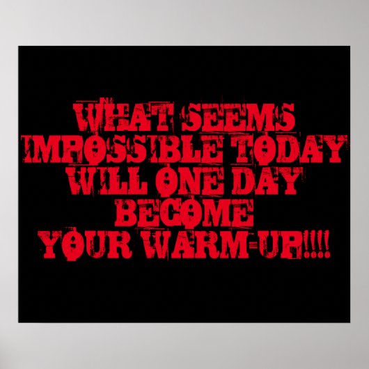 やる気を起こさせるトレーニングポスター ポスター (正面)