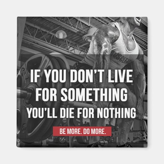 やる気を起こさせるトレーニング マグネット (正面)