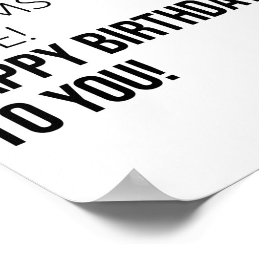 やる気を起こさせるハッピーバースデー願い ポスター (角)