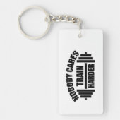 やる気を起こさせるフィットネスキーチェーン キーホルダー (正面)