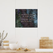 やる気を起こさせるフィットネス引用文#005 ポスター (キッチン)