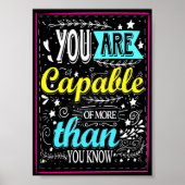 やる気を起こさせるフィットネス-トレーニング – ジム – ワーク引用文 ポスター (正面)