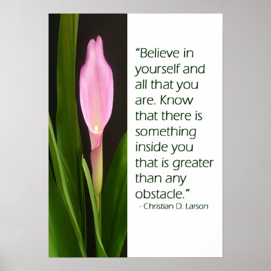 やる気を起こさせるプリント ポスター (正面)