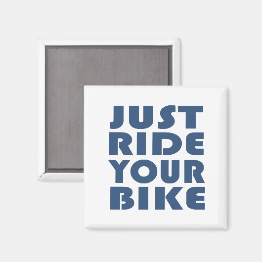 やる気を起こさせるマウンテンバイク引用文 マグネット (正面/裏面)