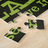 やる気を起こさせるリラックスZen Cat写真 ジグソーパズル (側面)