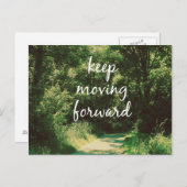 やる気を起こさせる保前進引用文 ポストカード (正面/裏面)