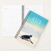 やる気を起こさせる保引用文ガメビーチ プランナー手帳 (ディスプレー)