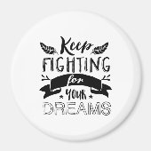 やる気を起こさせる保引用文 マグネット (正面)