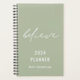 やる気を起こさせる信じScript 2024名Sage プランナー手帳