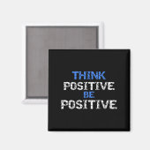 やる気を起こさせる優しさのためのSitive - Sitiveメッセージ マグネット (正面/裏面)