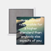 やる気を起こさせる冷蔵庫用マグネット マグネット (正面/裏面)