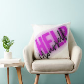 やる気を起こさせる前向き引用文デザイン クッション (椅子)