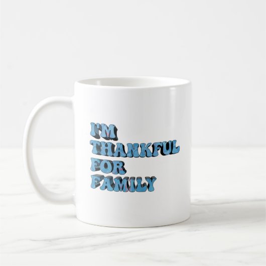 やる気を起こさせる前向き態度の前向き言葉 コーヒーマグカップ (左)