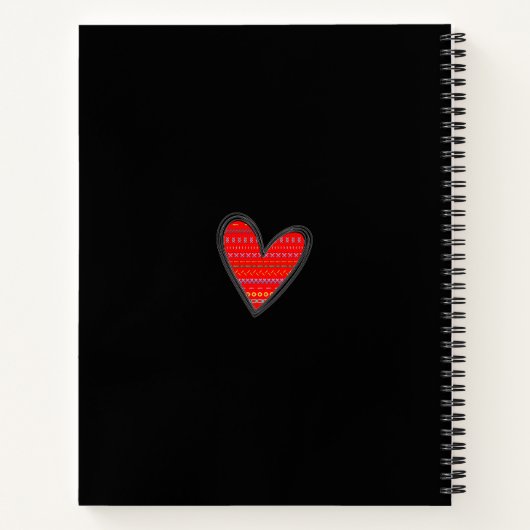 やる気を起こさせる前向き肯定 ノートブック (裏面)