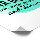 やる気を起こさせる励まし引用文 ポスター (角)