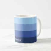 やる気を起こさせる勾配名前をカスタムする コーヒーマグカップ (正面右)