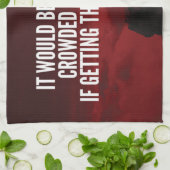 やる気を起こさせる単語 – トップに到達 キッチンタオル (折り畳み)