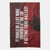 やる気を起こさせる単語 – トップに到達 キッチンタオル (縦)