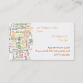 やる気を起こさせる単語#2アポイントメント 名刺 (正面)