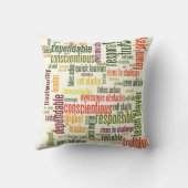 やる気を起こさせる単語#4の前向き値 クッション (裏面)