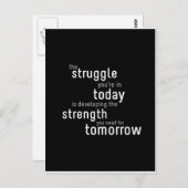 やる気を起こさせる印刷はがき ポストカード (正面/裏面)