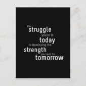 やる気を起こさせる印刷はがき ポストカード (正面)