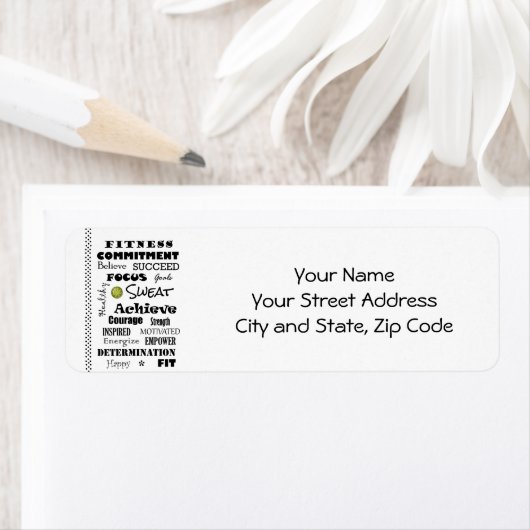 やる気を起こさせる及び感動的フィットネスタイポグラフィ ラベル (インサイチュ)