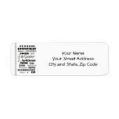 やる気を起こさせる及び感動的フィットネスタイポグラフィ ラベル (正面)