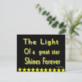 やる気を起こさせる句 ポストカード (スタンド正面)