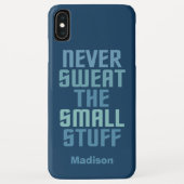 やる気を起こさせる名前をカスタムする電話ケース Case-Mate iPhoneケース (裏面)